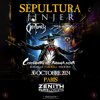 Sepultura et Jinjer en concert au Zénith de Paris en octobre 2024