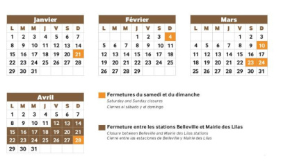 Ligne 11 du métro à Paris : de nouvelles fermetures prévues en 2024