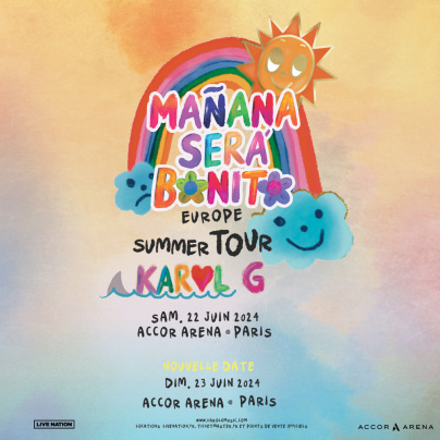 Karol G en concert à l'Accor Arena de Paris en juin 2024