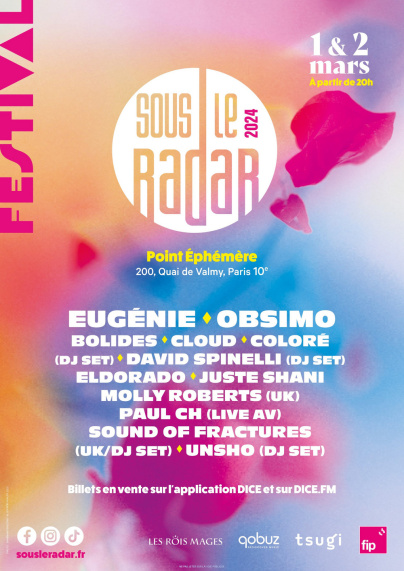 Festival Sous le Radar 2024 : seconde édition au Point Éphémère