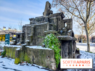 Insolite : quelle est cette sculpture en forme de visage inca à Paris ?