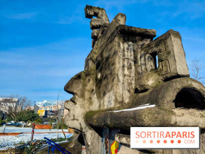 Insolite : quelle est cette sculpture en forme de visage inca à Paris ?