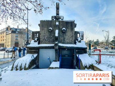 Insolite : quelle est cette sculpture en forme de visage inca à Paris ?