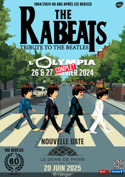 The Rabeats : concert d'adieu au Dôme de Paris - Palais des Sports en juin 2025