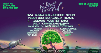 We Love Green 2024 à Paris : Burna Boy rejoint la programmation