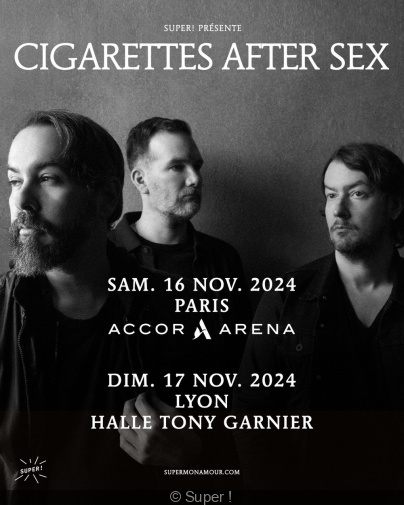 Cigarettes After Sex En Concierto En El Accor Arena De París En Noviembre De 2024 