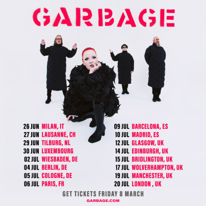 Garbage en concert au Grand Rex à Paris en juillet 2024
