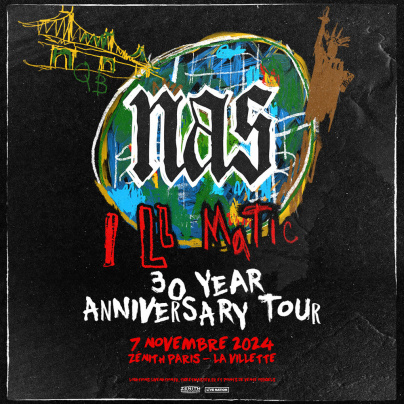 Nas en concert au Zénith de Paris en novembre 2024