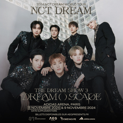 NCT Dream en concert à l’Adidas Arena à Paris en novembre 2024, nouvelle date