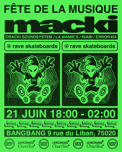 Fête de la musique 2024: retrouvez Macki et Rave Skateboards dans le 20e à Paris
