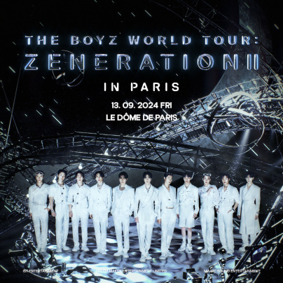 The Boyz, le groupe de K-pop, en concert au Dôme de Paris en septembre 2024