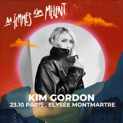Kim Gordon en concert à L'Élysée Montmartre à Paris en octobre 2024