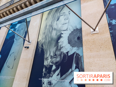 Paris : une installation de photos visible sur la future Fondation Cartier située près du Louvre