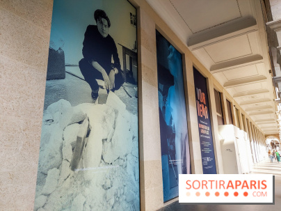 Paris : une installation de photos visible sur la future Fondation Cartier située près du Louvre