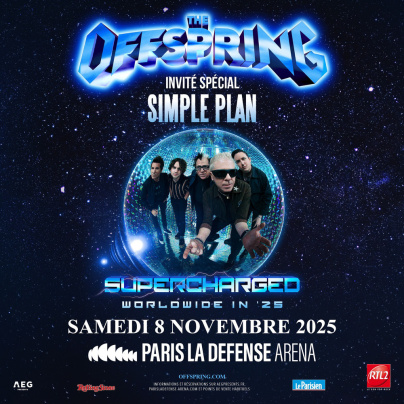 The Offspring en concert à Paris La Défense Arena en novembre 2025