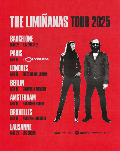 The Limiñanas en concert à l’Olympia à Paris en avril 2025
