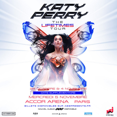 Katy Perry en concert à l’Accor Arena de Paris en 2025, une 3e date annoncée