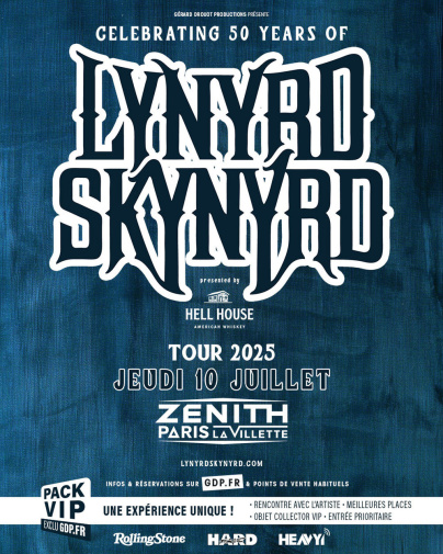 Lynyrd Skynyrd en concert au Zénith de Paris en juillet 2025