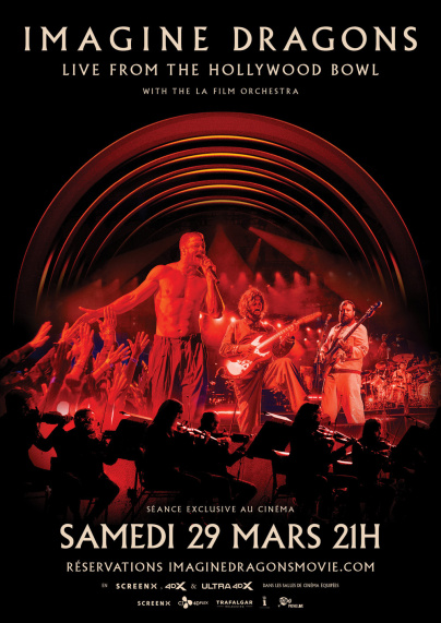 Imagine Dragons: Live from The Hollywood Bowl with The LA Film Orchestra, séance exclusive au cinéma