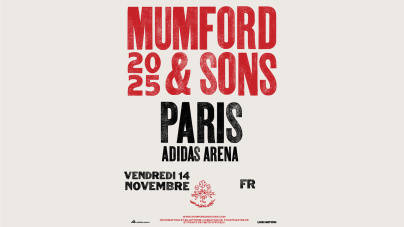 Mumford & Sons en concert à l’Adidas Arena à Paris en novembre 2025