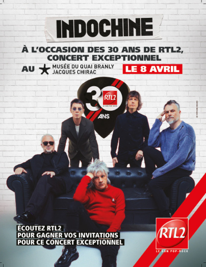Indochine en concert très très privé au musée du Quai Branly pour les 30 ans de RTL2