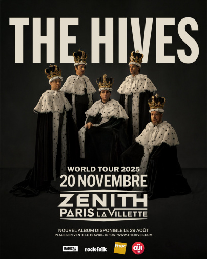The Hives en concert au Zénith de Paris en novembre 2025