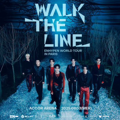 ENHYPEN en concert à l’Accor Arena de Paris en septembre 2025