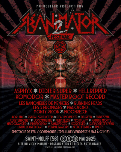 Re-animator 2025 à Saint-Nolff : programmation par jour et horaires des concerts