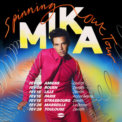 Mika en concert à l’Accor Arena de Paris en février 2026