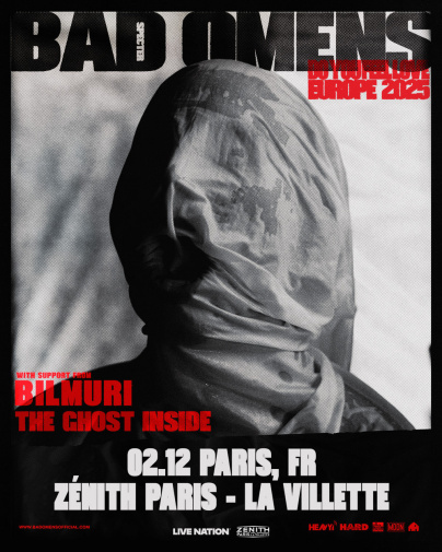 Bad Omens en concert au Zénith de Paris en décembre 2025