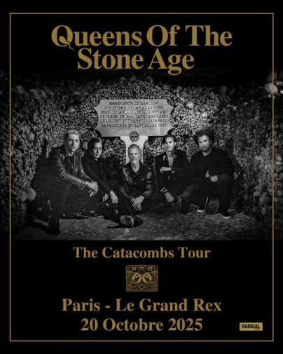Queens of the Stone Age en concert au Grand Rex à Paris en octobre 2025