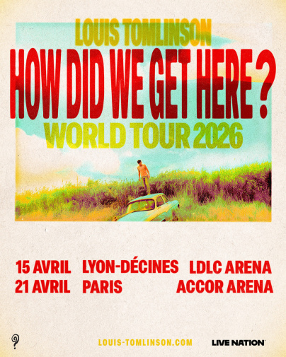 Louis Tomlinson en concert à l'Accor Arena de Paris en avril 2026