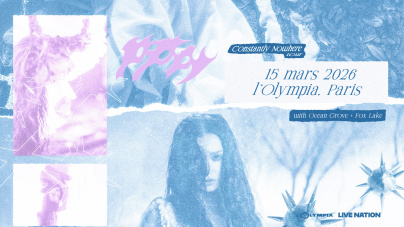Poppy en concert à l'Olympia à Paris en mars 2026
