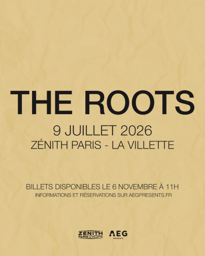 The Roots en concert au Zénith de Paris en juillet 2026