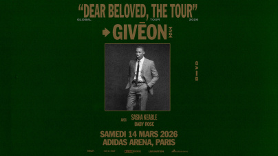 Giveon en concert à l'Adidas Arena à Paris en mars 2026