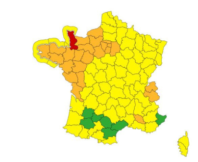 Tempête Goretti : Paris et l'Île-de-France désormais en vigilance orange