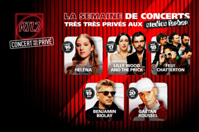 La semaine de concerts très très privés RTL2 aux studios Ferber avec Helena, Benjamin Biolay...
