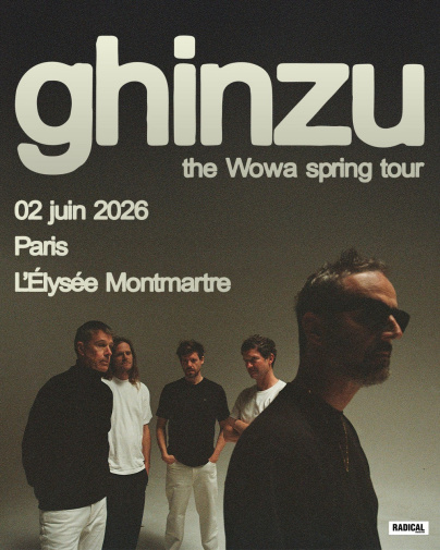 Ghinzu en concert à l’Élysée Montmartre à Paris en juin 2026