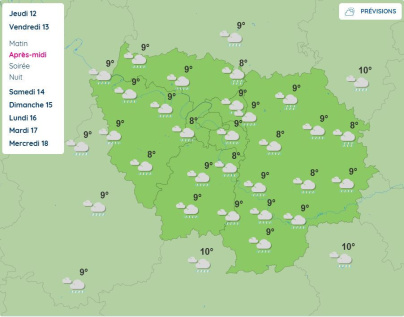 Pluie-inondation : deux départements d'Île-de-France en alerte jaune ce vendredi