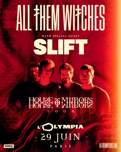 All Them Witches en concert à l'Olympia à Paris en juin 2026 avec SLIFT en invité spécial