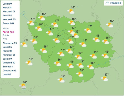 Météo : quel temps à Paris et en Île-de-France pour le week-end et lundi de Pâques ?
