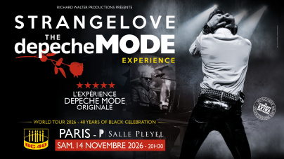 Strangelove, The Depeche Mode Experience : le spectacle hommage à la Salle Pleyel en novembre 2026