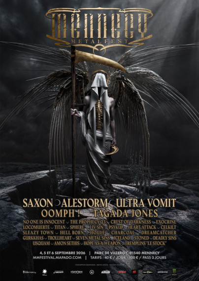 Mennecy Metal Fest 2026 : Saxon, Psykup... la suite de la programmation