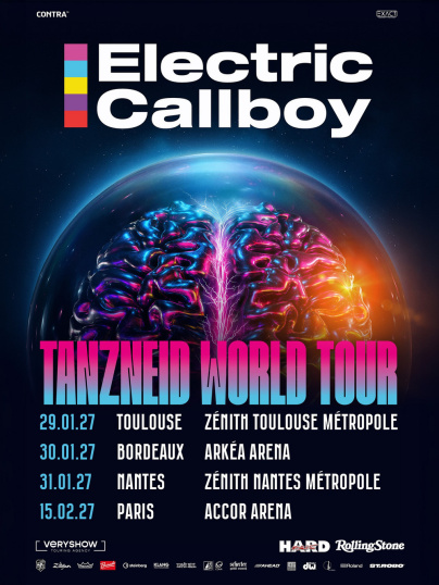 Electric Callboy en concert à Paris Bercy en février 2027