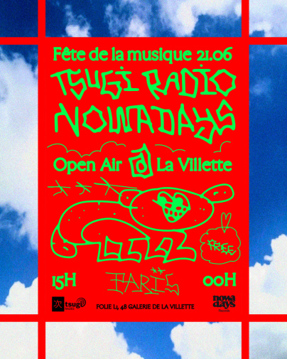 Fête de la musique 2026 : un Open Air signé Tsugi Radio x Nowadays à La Villette