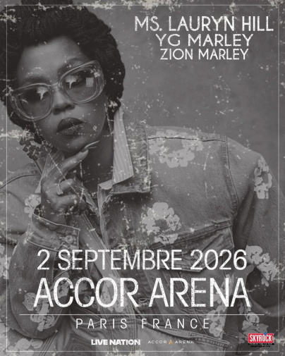 Ms. Lauryn Hill en concert à Paris Bercy en septembre 2026