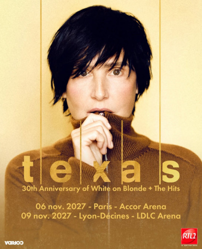 Texas en concert à Paris Bercy en novembre 2027