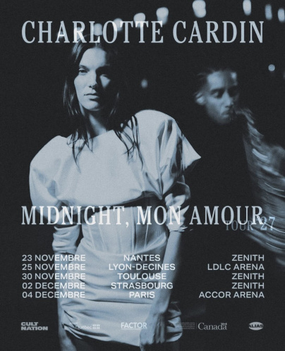 Charlotte Cardin en concert à Paris Bercy en décembre 2027