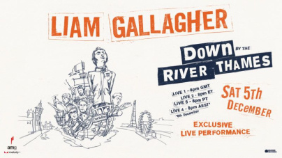 Liam Gallagher en concert en live streaming depuis la Tamise