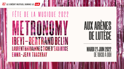 Fête de la musique 2022 aux Arènes de Lutèce à Paris avec Metronomy, Bertrand Berlin, Ibeyi...